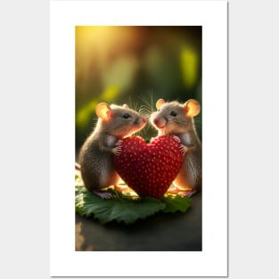 A Couple of Love Mices 3 Posters and Art